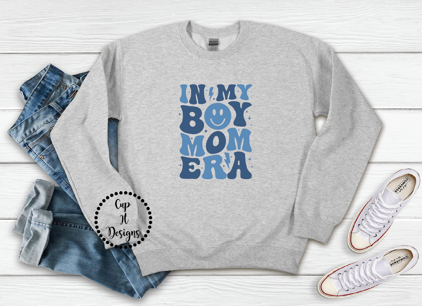 Boy Mom Era Crewneck