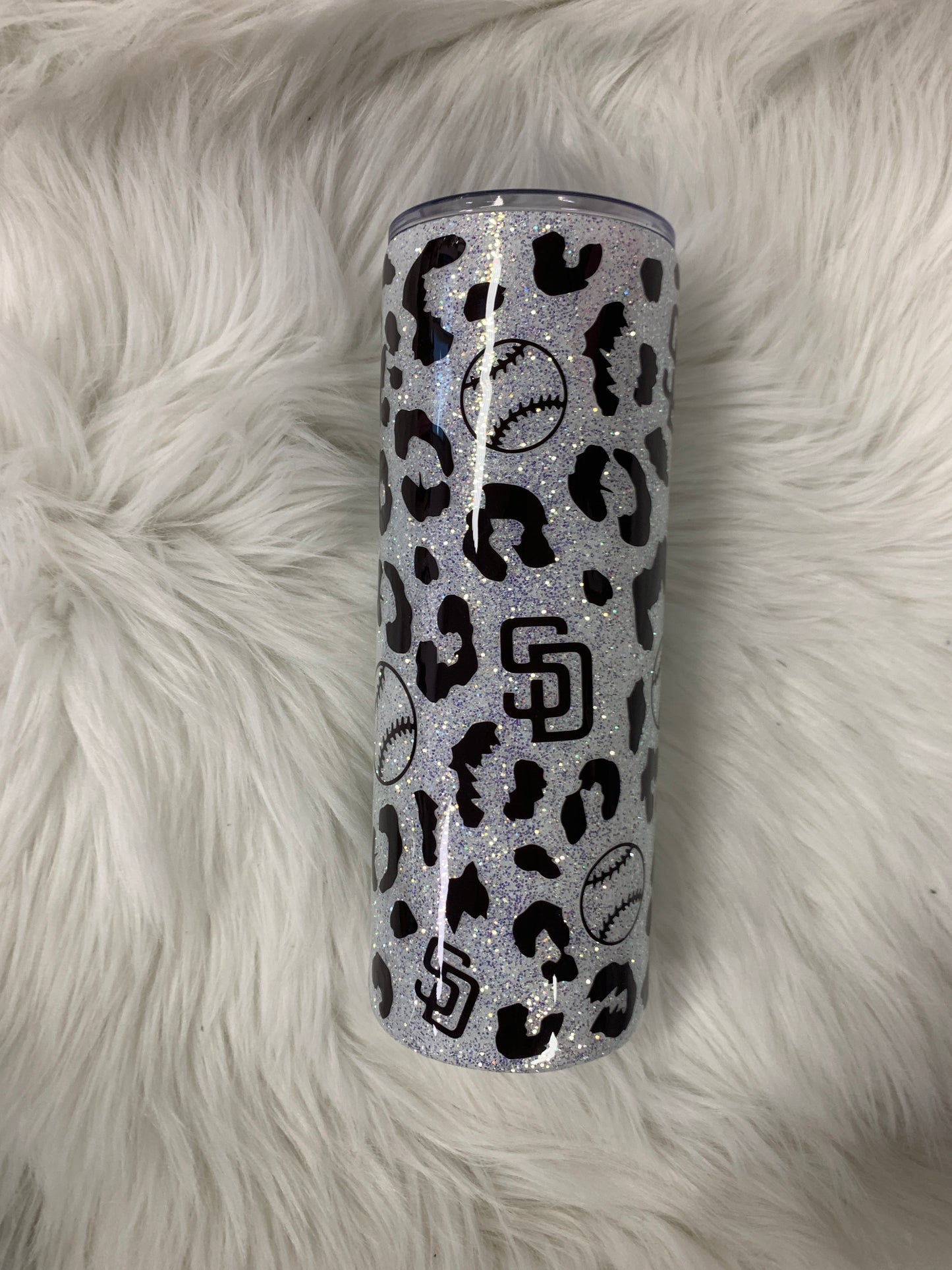 Padres Cheetah Epoxy Tumbler