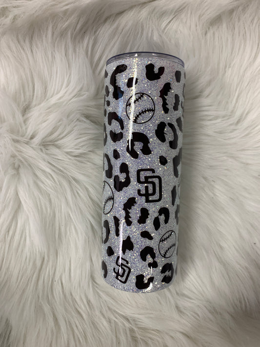 Padres Cheetah Epoxy Tumbler