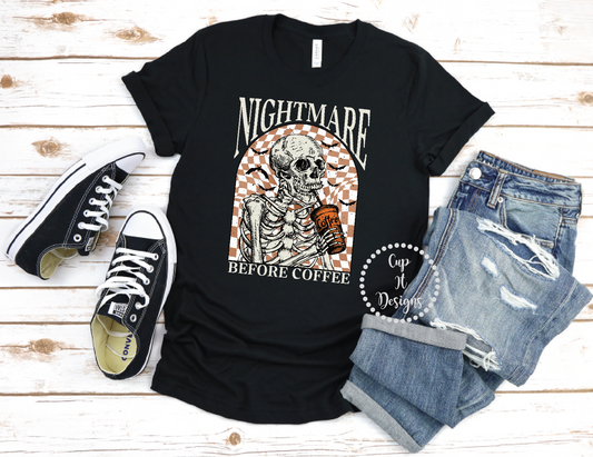 Nightmare Before Coffee Tee