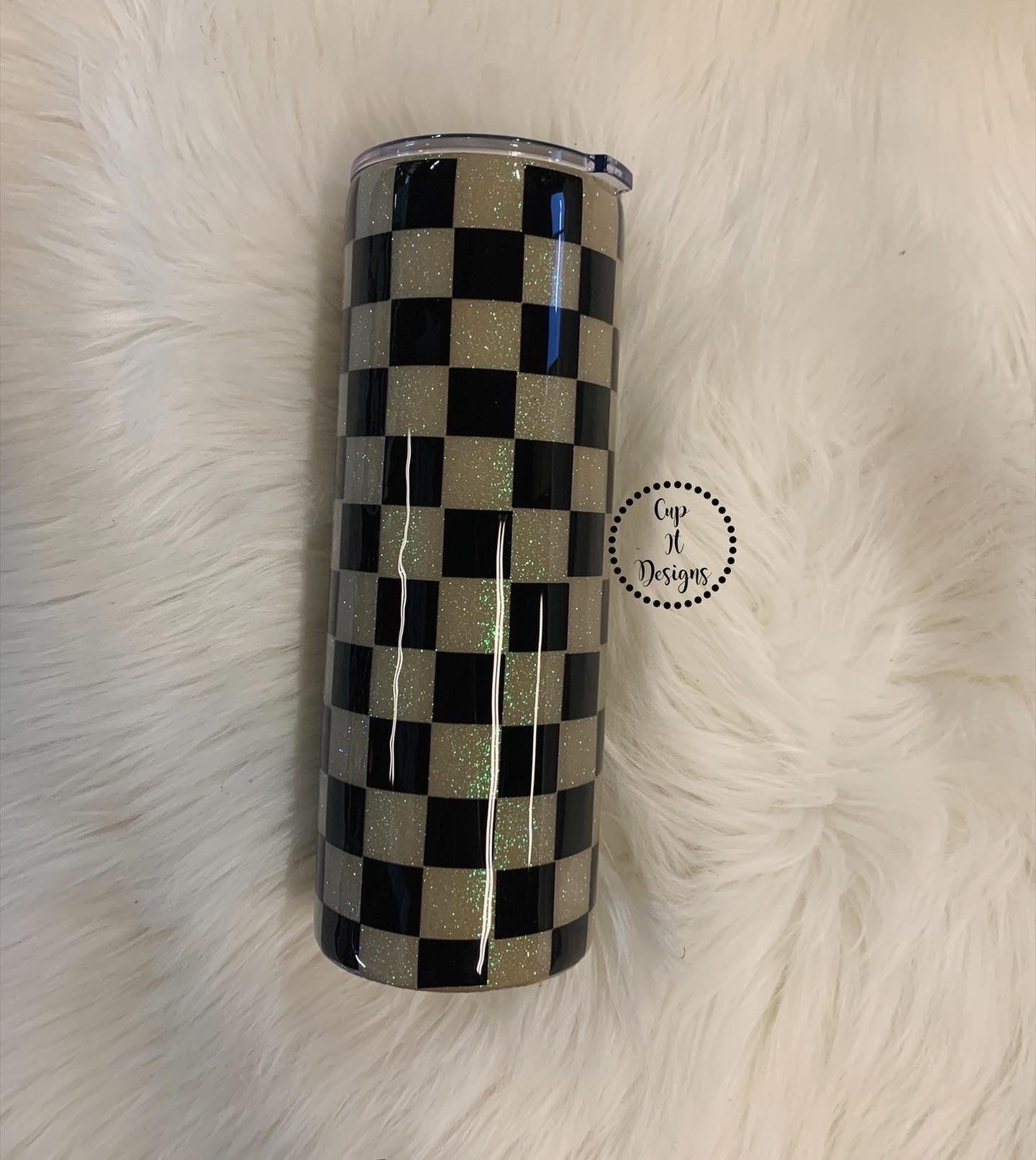 Checker Epoxy Tumbler