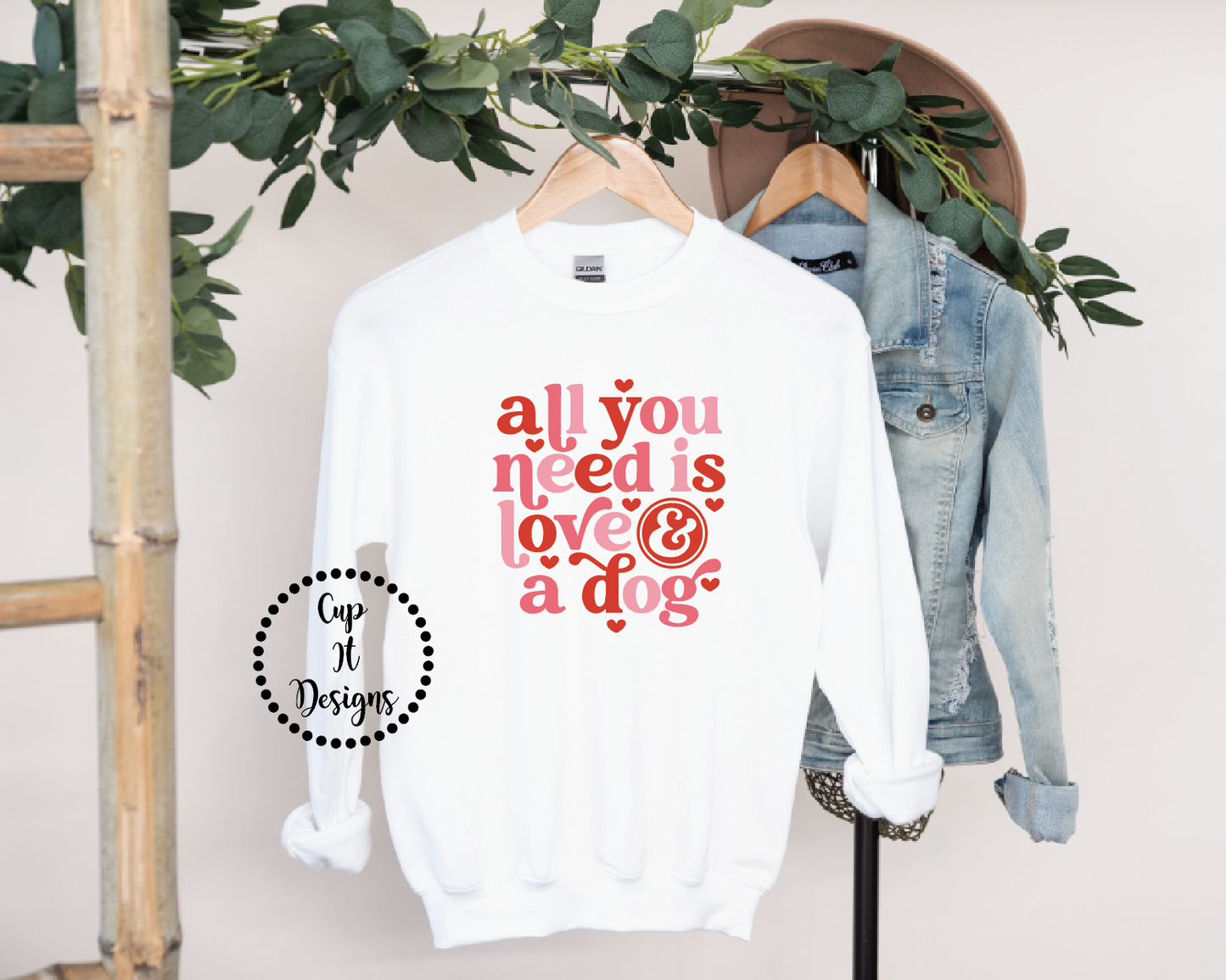 Love and Dogs Crewneck