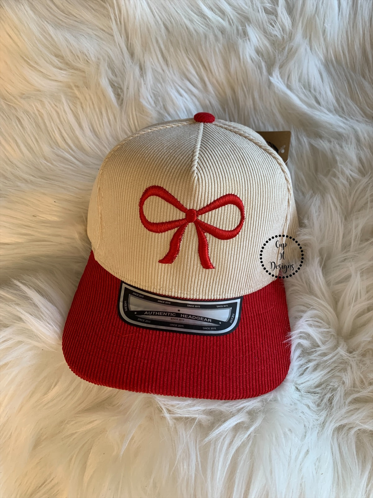 Bow Embroidered Hat