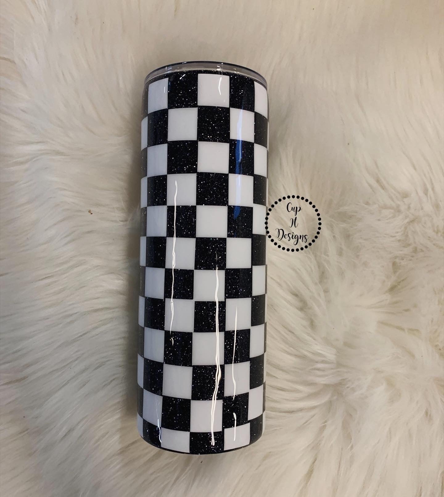Checker Epoxy Tumbler