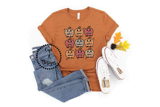 Pumpkins Tee Orange