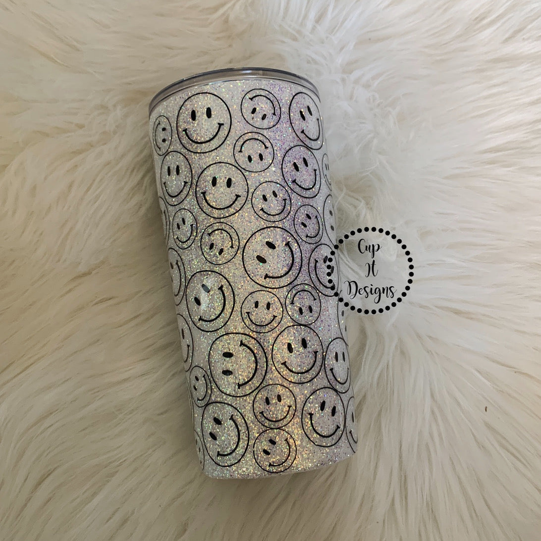 Smiley Epoxy Tumbler