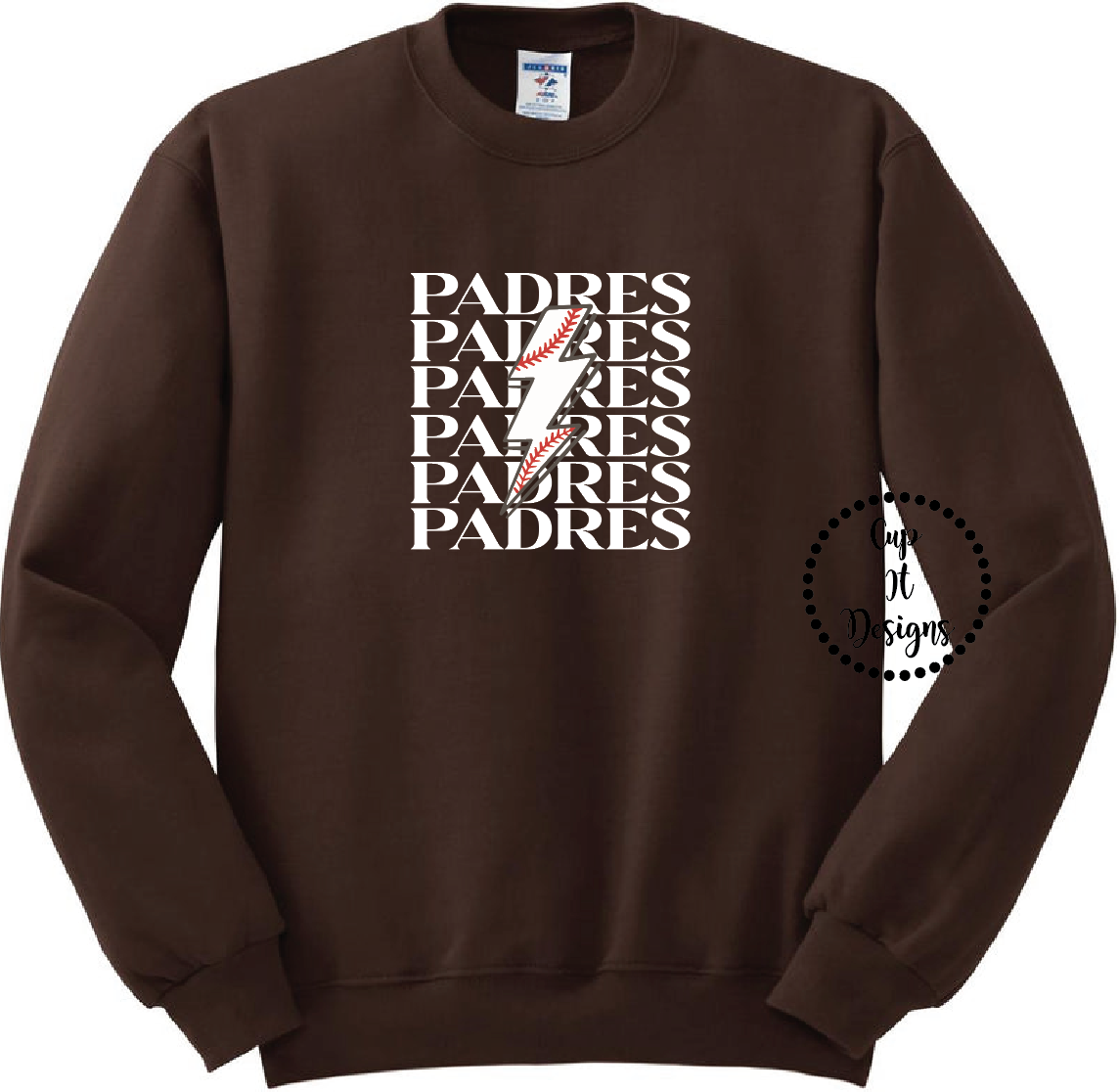 Padres Bolt Crewneck