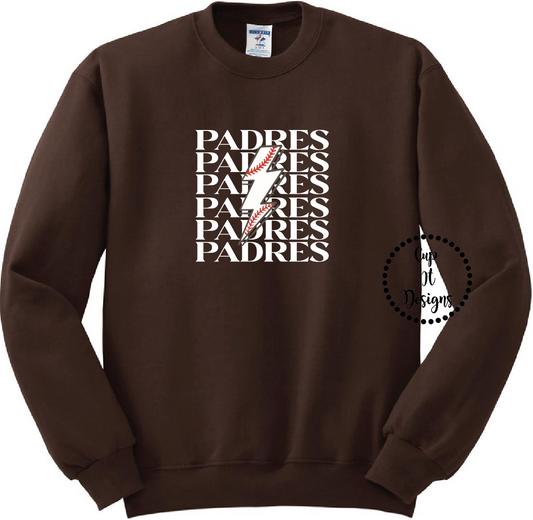 Padres Bolt Crewneck