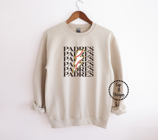Padres Bolt Crewneck