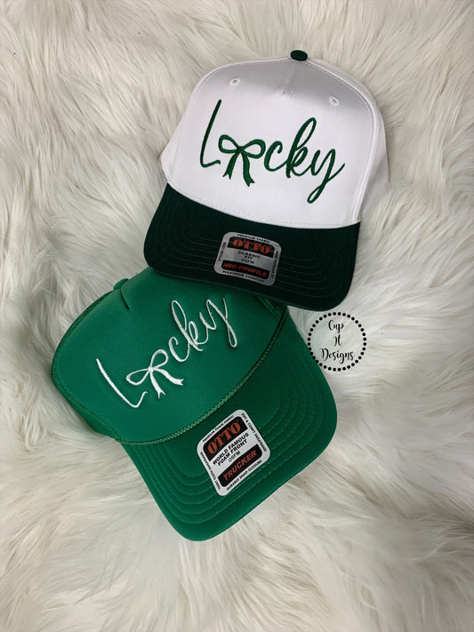 Lucky Embroidered Hat
