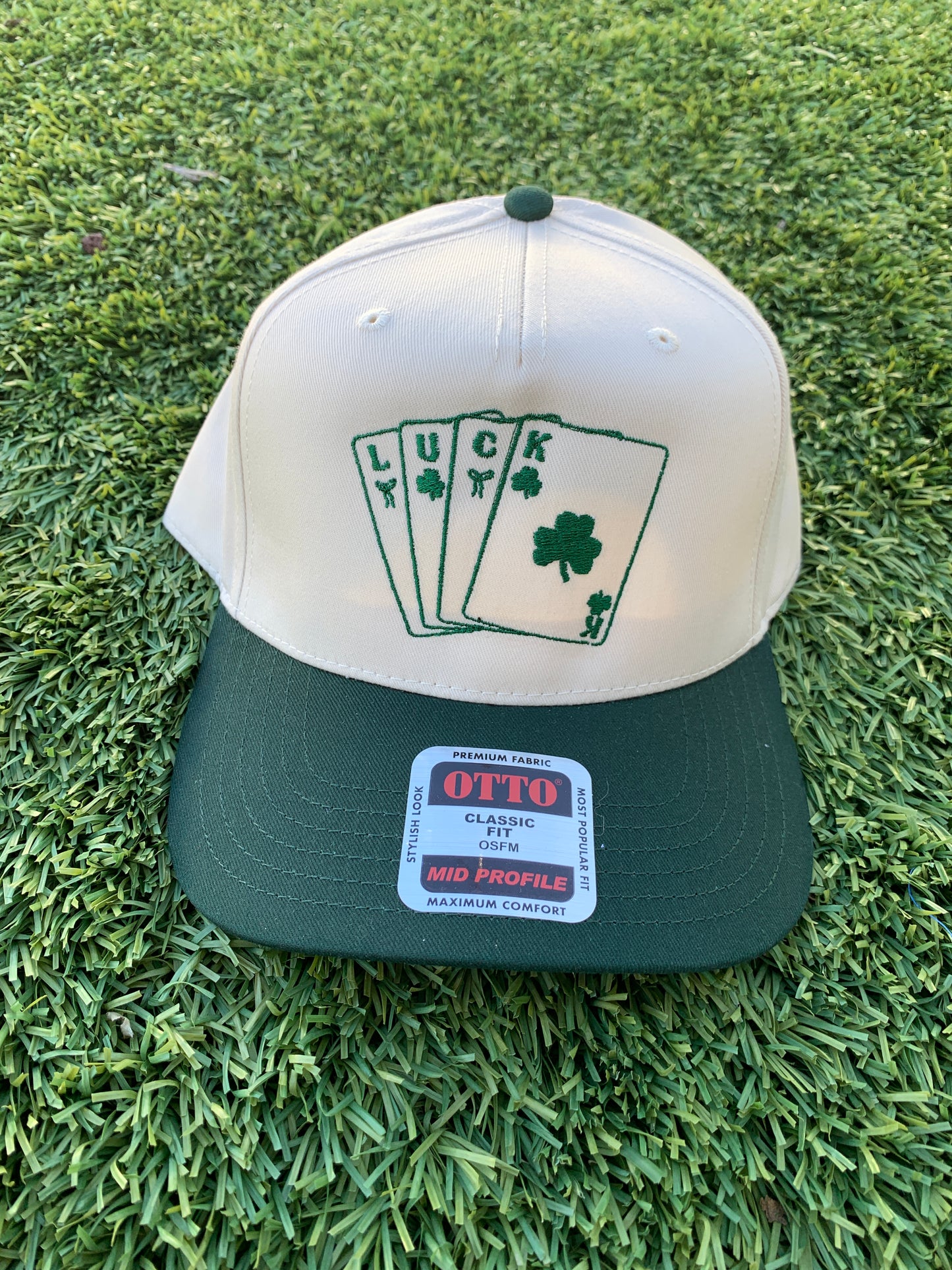 Luck Cards Embroidered Hat