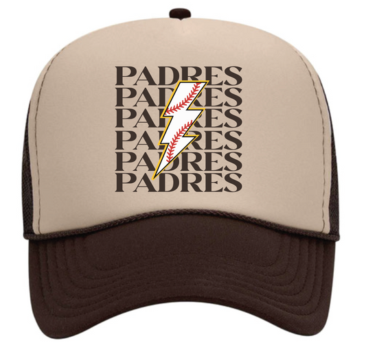 Padres Bolt Trucker Hat