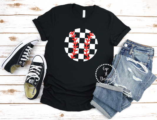 Checker Baseball Shirt
