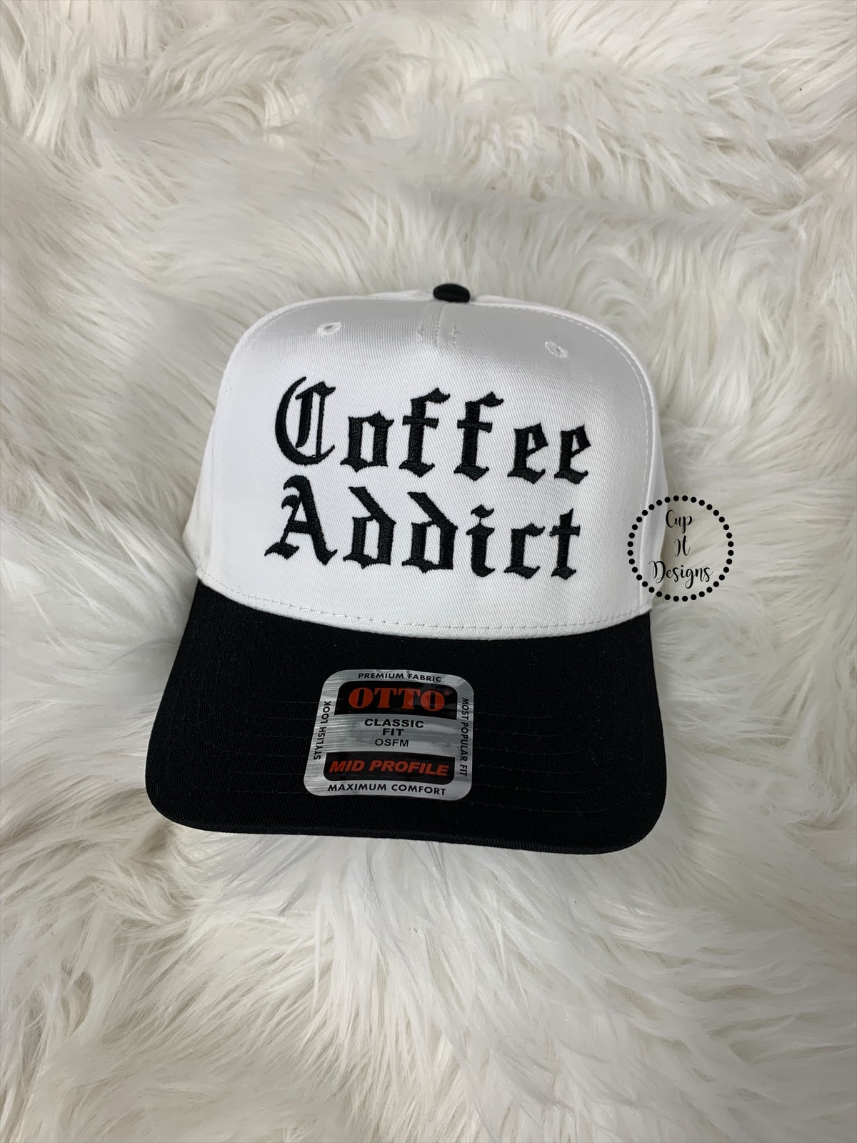Coffee Addict Embroidered Hat