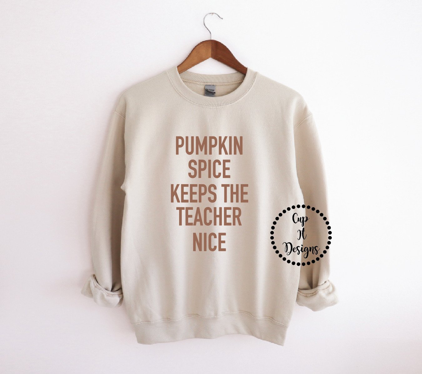 Pumpkin Spice Keeps The Teacher Nice Crewneck