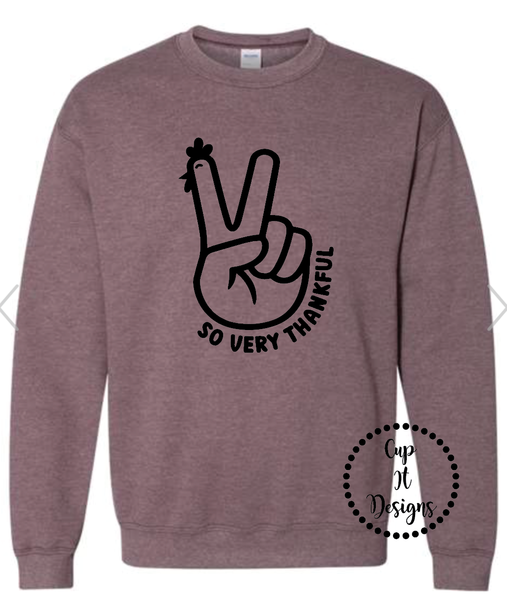 So Very Thankful Crewneck