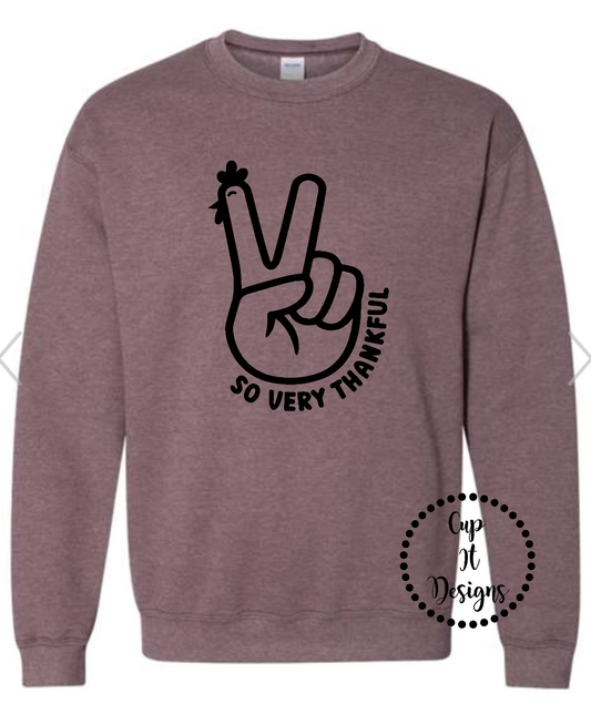 So Very Thankful Crewneck