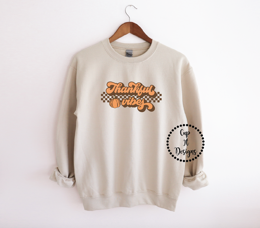 Thankful Vibes Crewneck