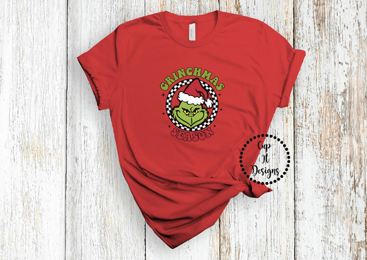 Checker Grinchmas Season Tee