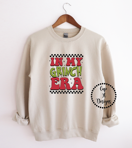Checker In My Grinch Era Crewneck