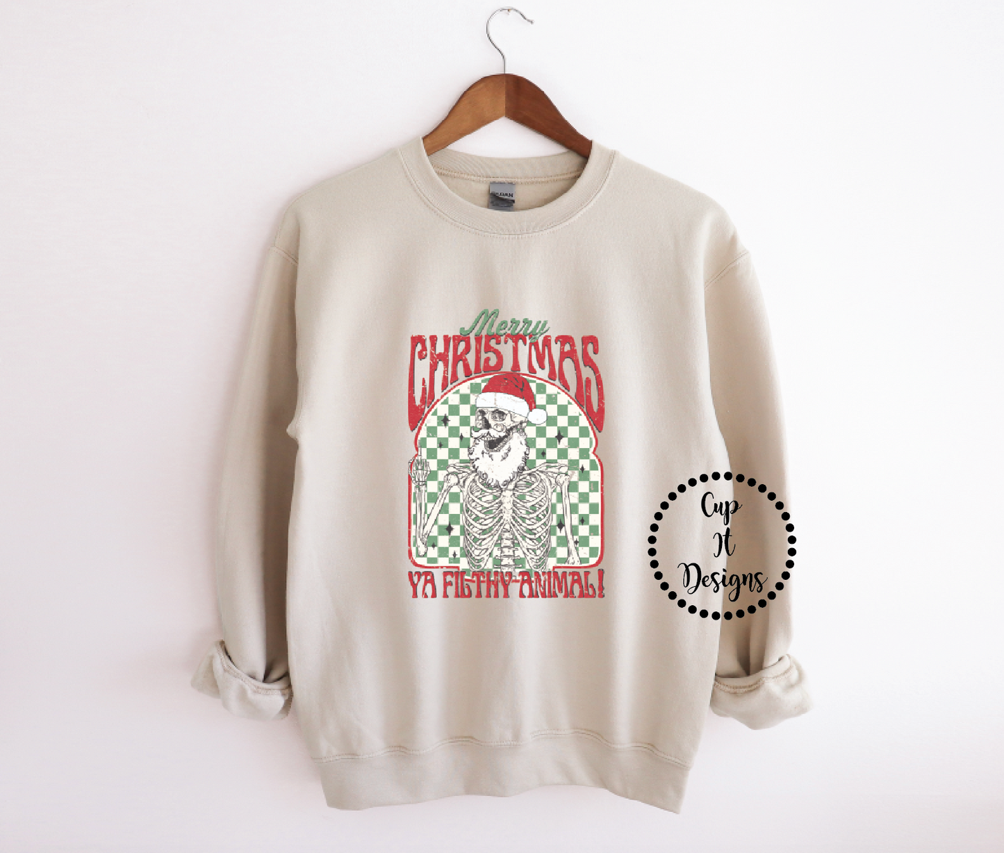 Merry Christmas Ya Filthy Animal Crewneck