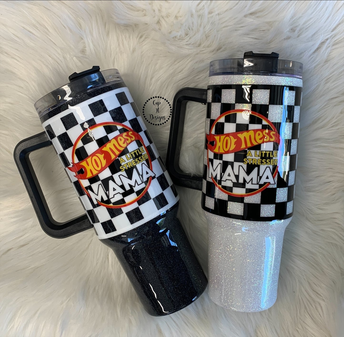 Hot Mess Mama Epoxy Tumbler