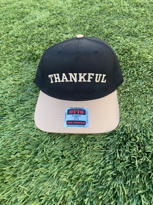 Thankful Embroidered Hat