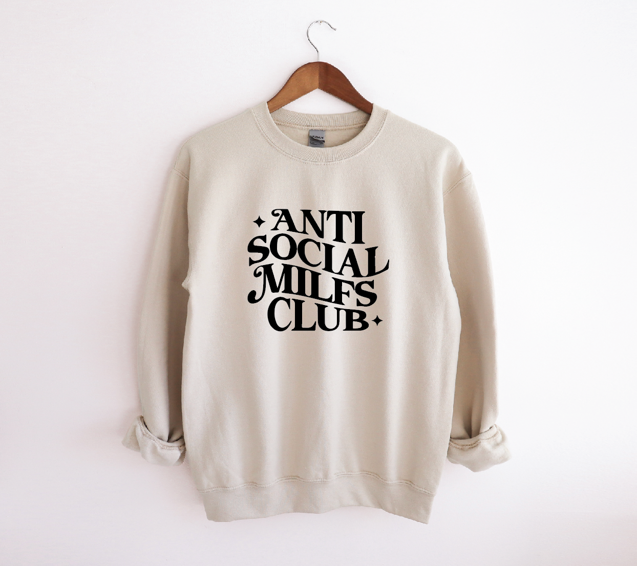 Anti Social Milfs Club Crewneck