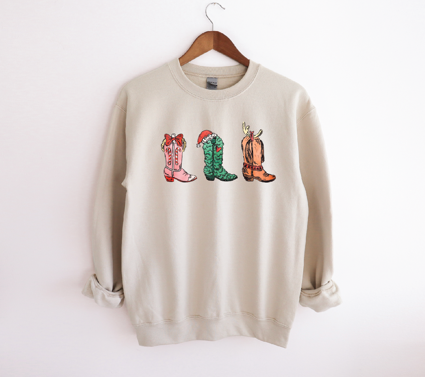 Cowgirl Grinch Crewneck