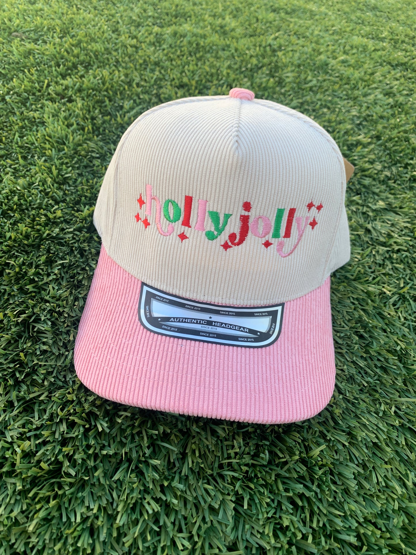 Holly Jolly Embroidered Hat