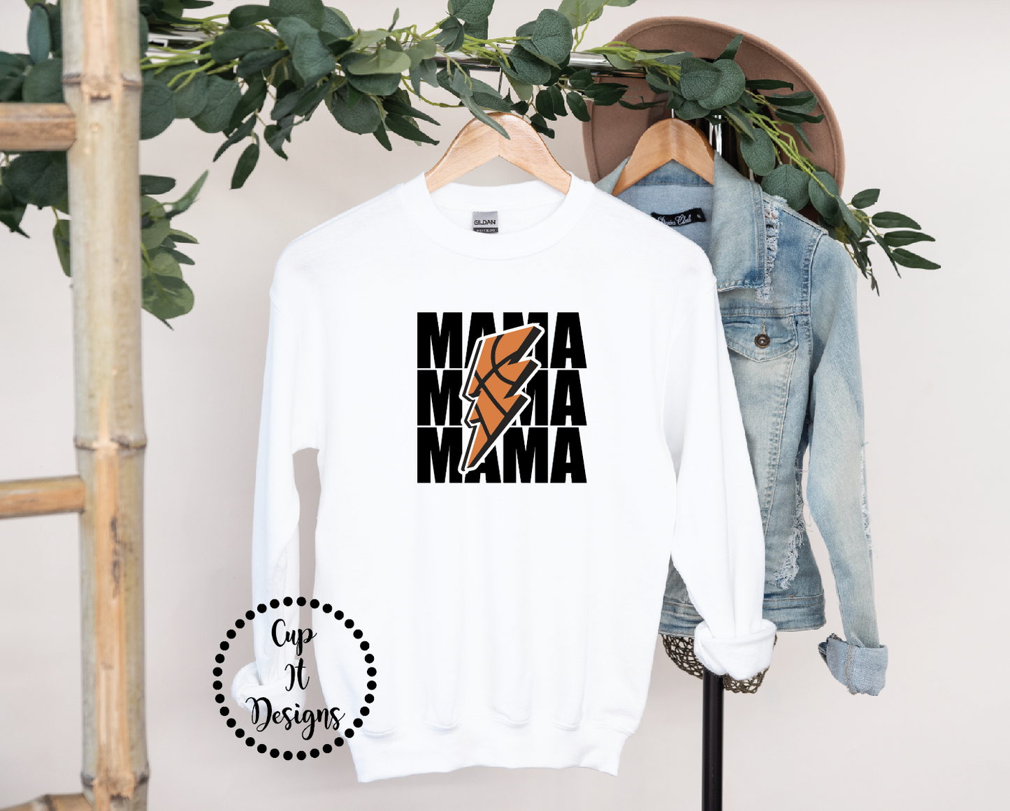Basketball Mama Tee/Crewneck