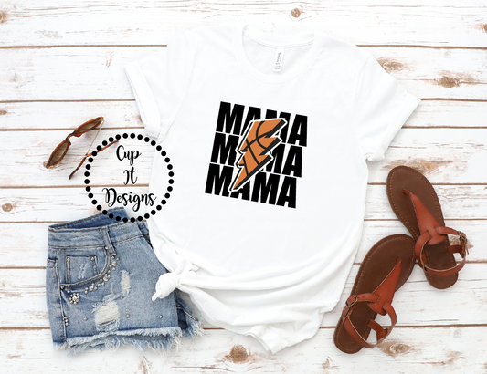 Basketball Mama Tee/Crewneck