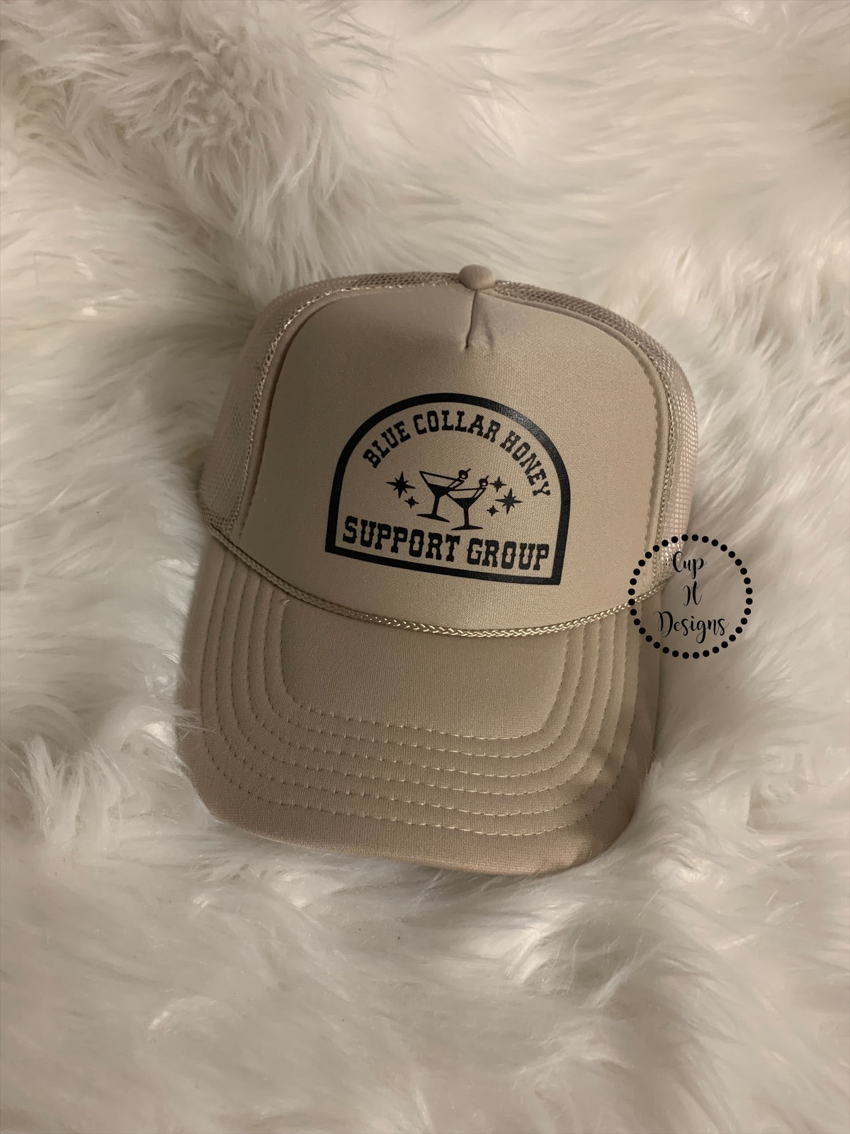 Blue Collar Honey Trucker Hat