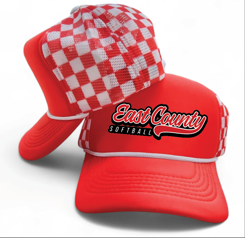 Checker Foam Trucker Hat