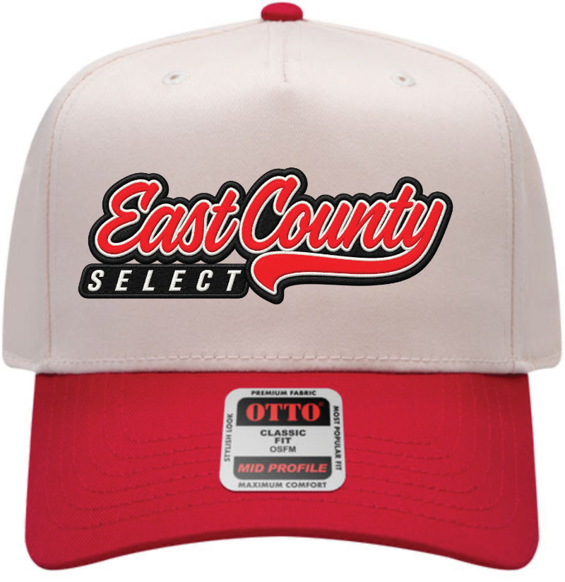 Embroidered Mid Profile Baseball Cap