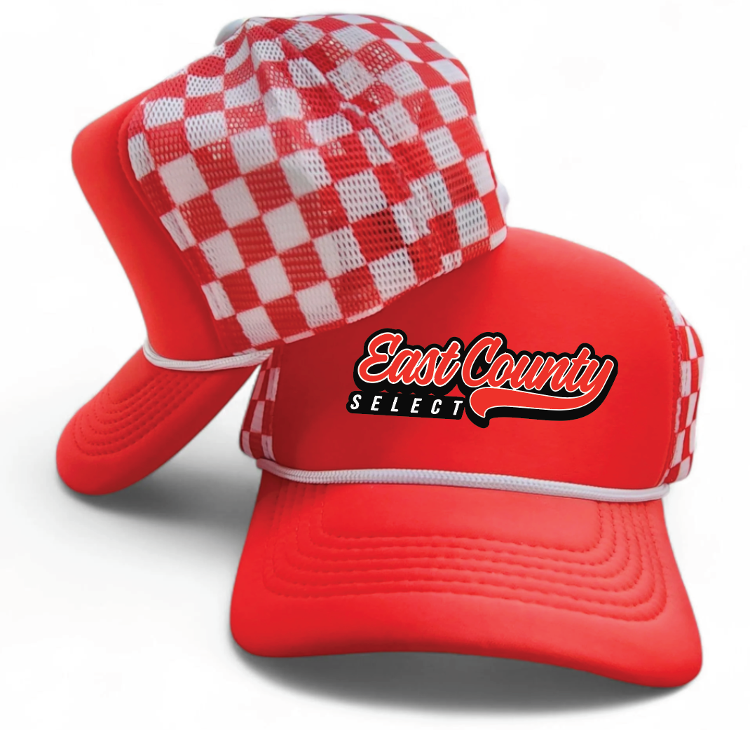 Checker Foam Trucker Hat