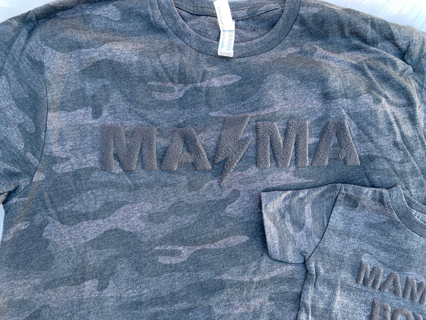 Black Camo MAMA Tee