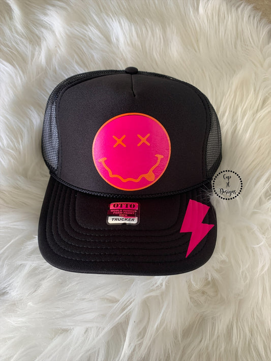 Smiley Trucker Hat