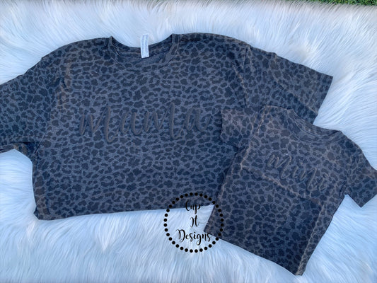 Black Cheetah MINI Tee
