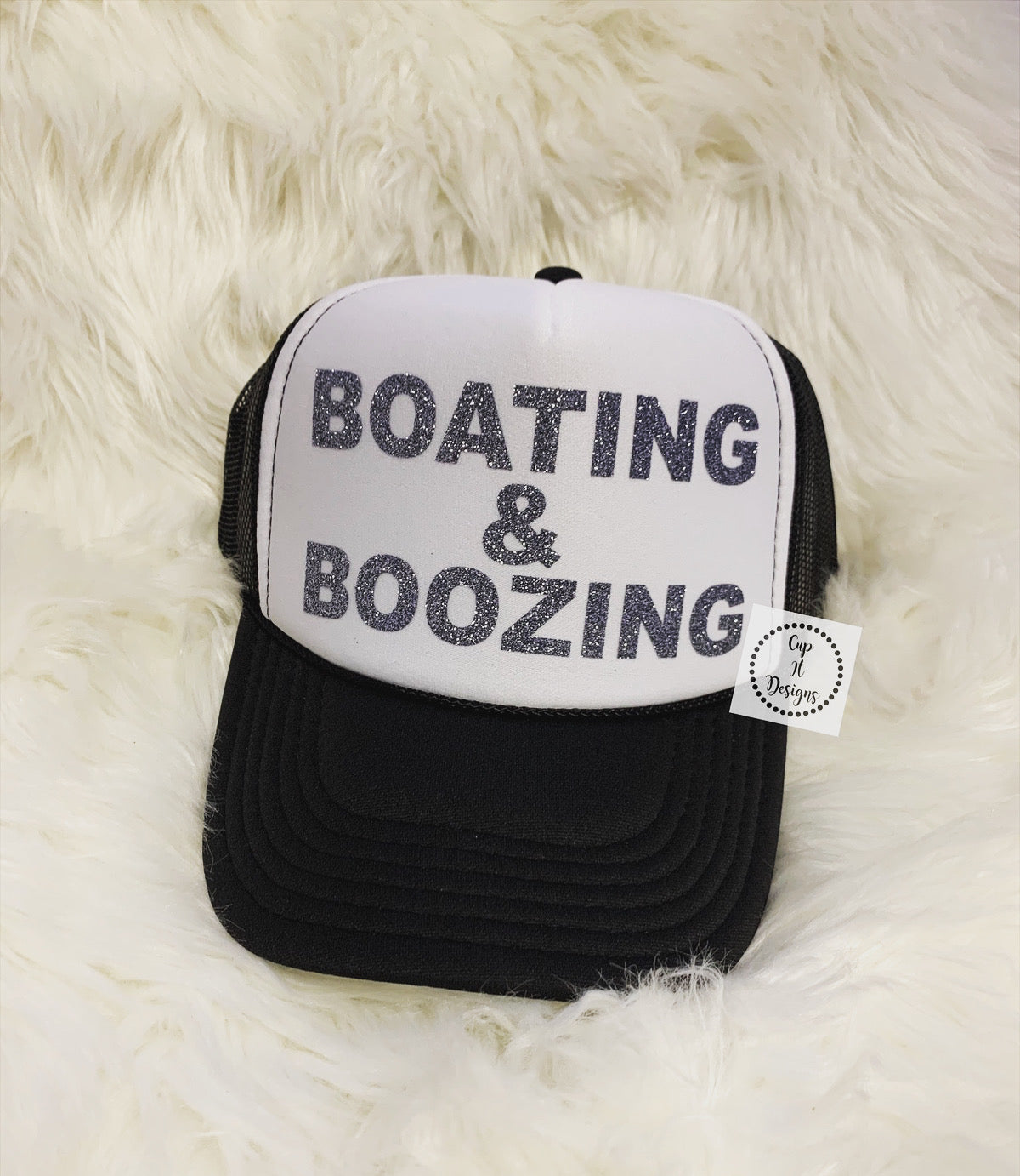 Boating and Boozing Trucker Hat