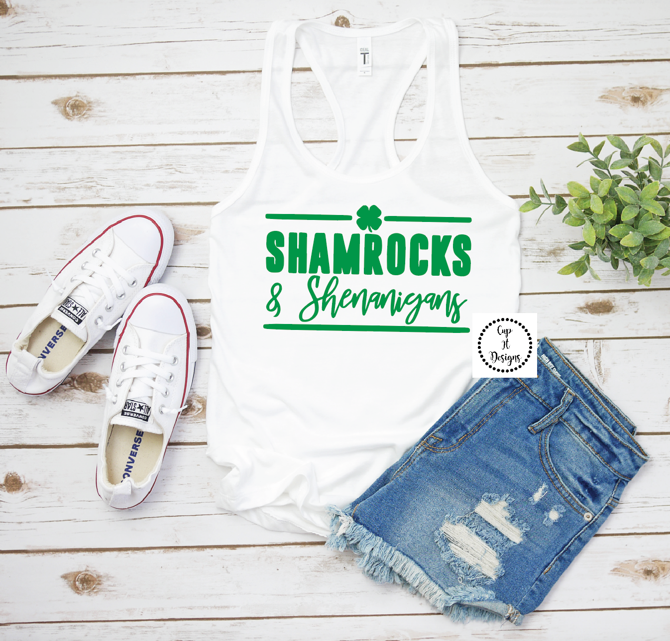 St Patty Racerback Shirts