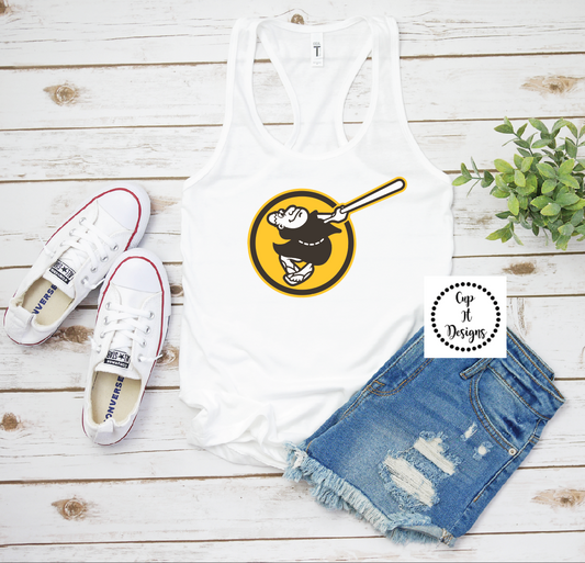 Padres Friar Racerback Tee