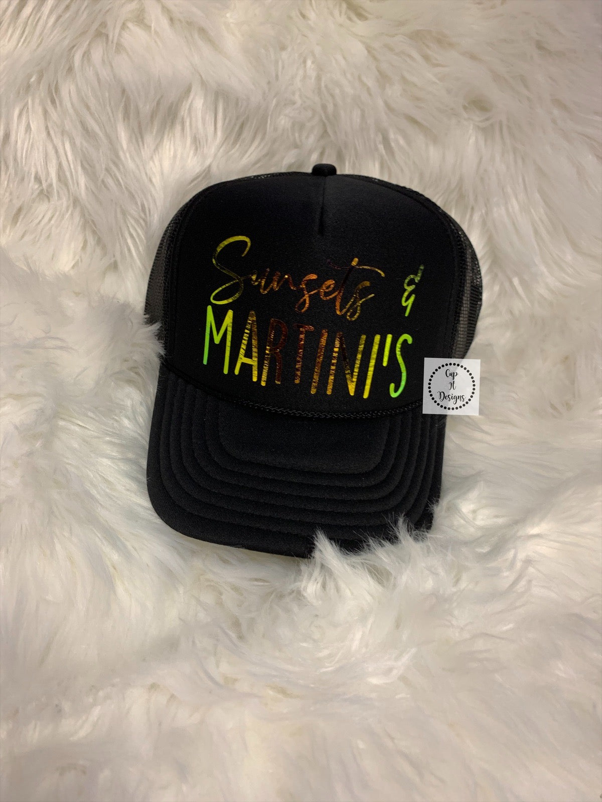 Sunsets and Martinis Trucker Hat