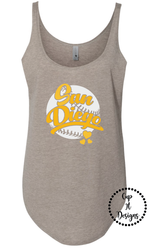 San Diego Baseball Tank
