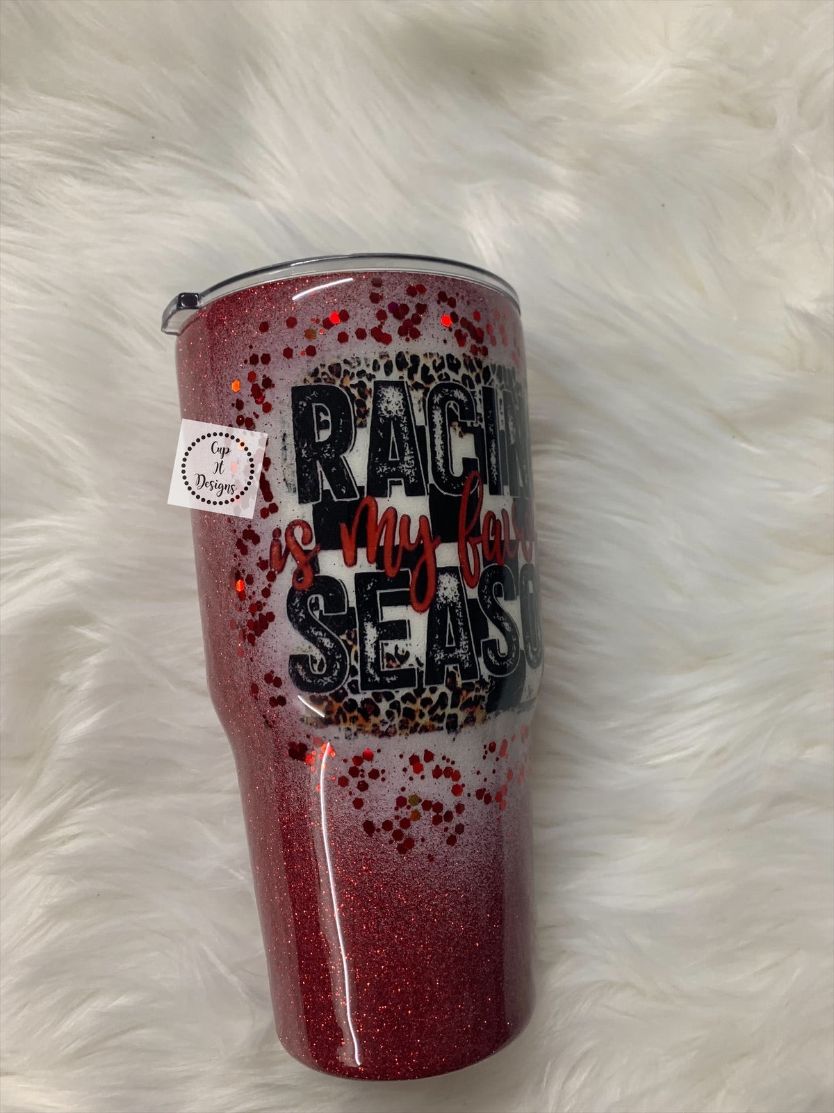 Racing is my Favorite Season Epoxy Tumbler