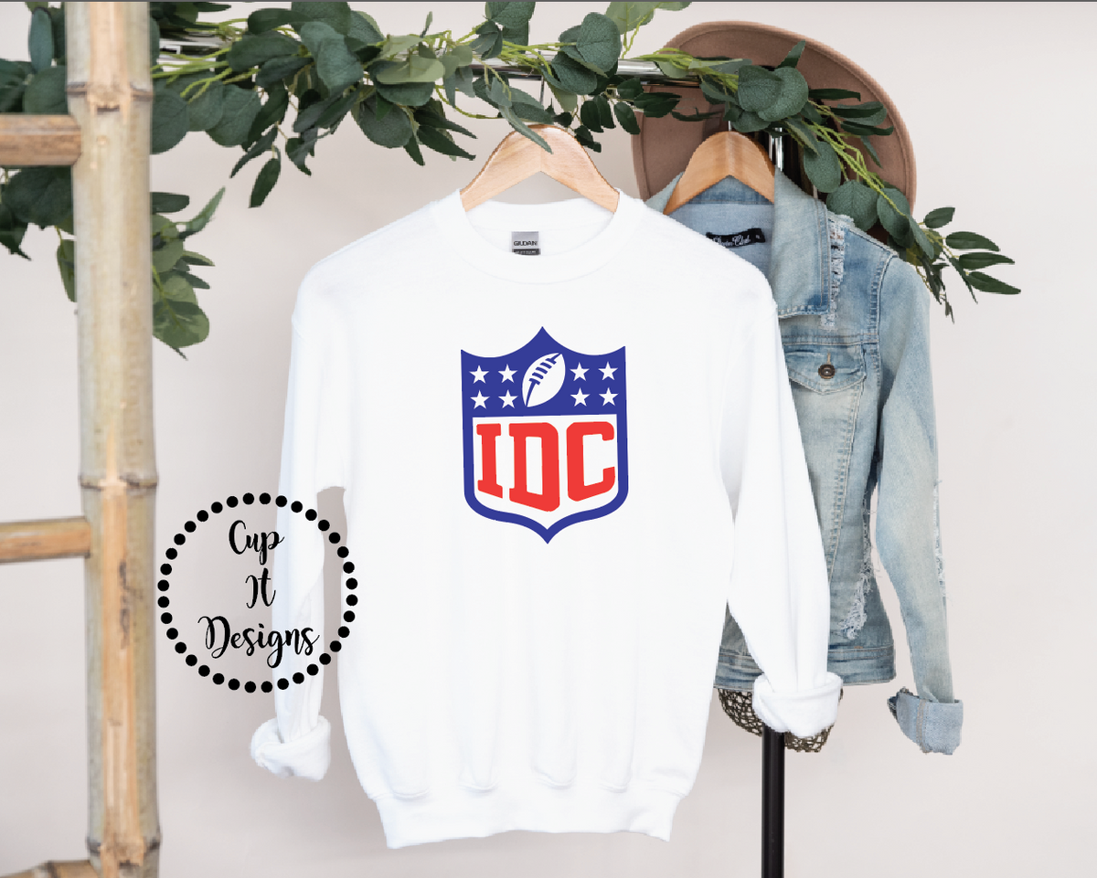 IDC NFL football logo shirt, hoodie, sweater, long sleeve and tank top