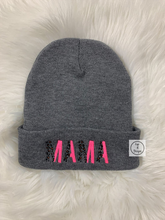 Mama Cheetah Beanie