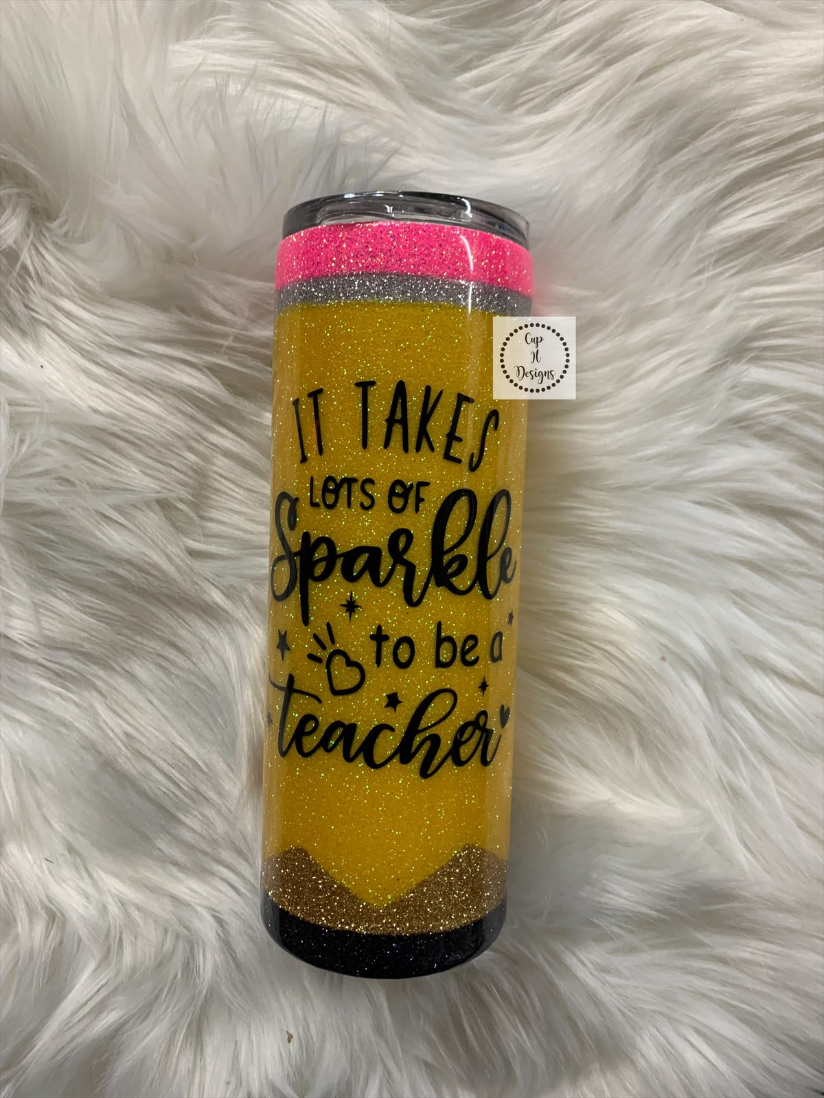 It Takes A lot of Sparkle Epoxy Tumbler