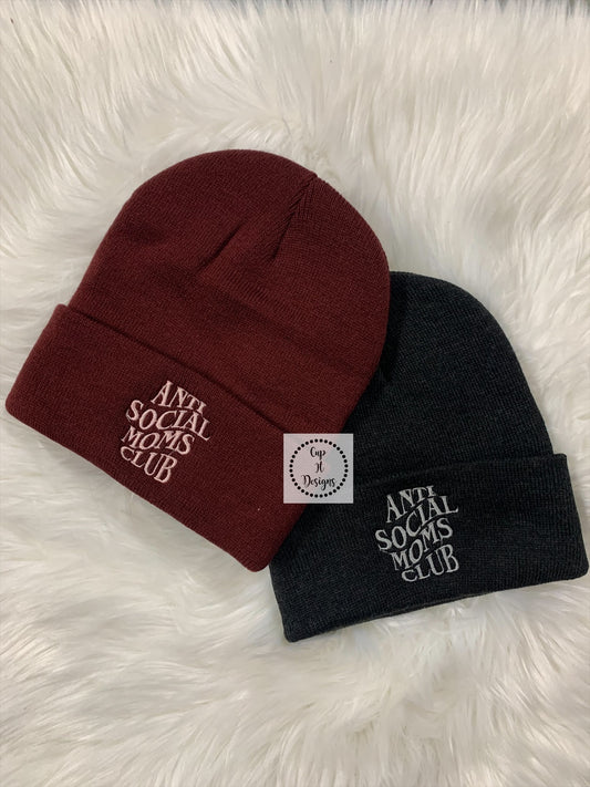 Anti Social Moms Club Beanie