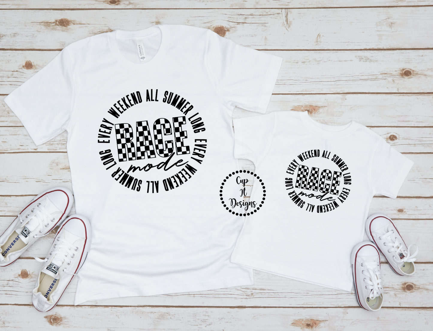 Race Mode Mama and Mini Tee